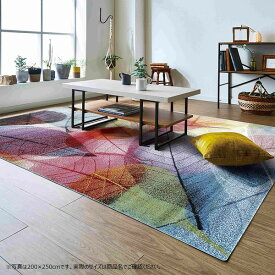 トルコ製 ウィルトン織カーペット『ハミン RUG』約80×140cm マルチ