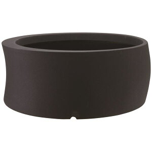 大和プラスチック ファイバーグラスシリーズ カーブ 82型 ブラック (底穴なし)