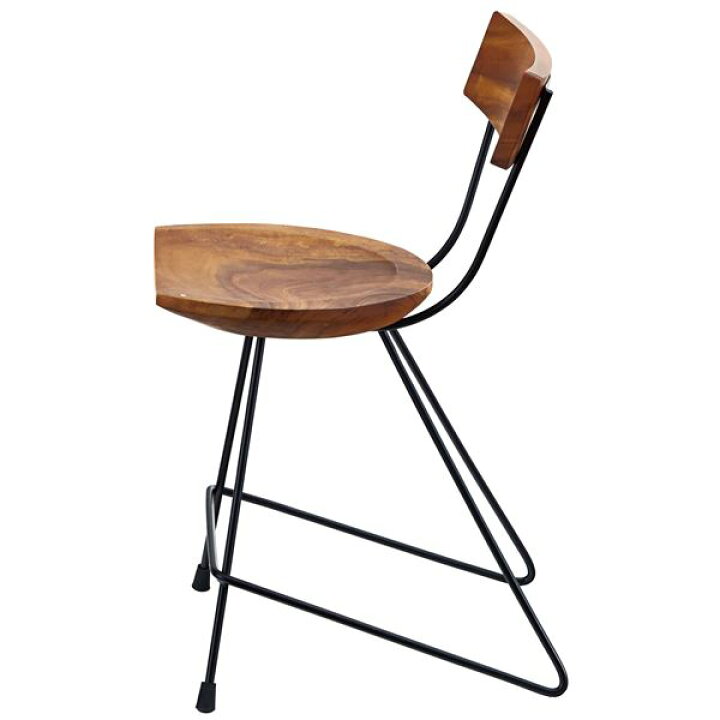 パーソナルチェア リビングチェア 幅42cm 木製 スチール ウッドチェア リビング ダイニング インテリア家具 店舗 ショップ