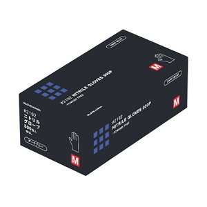 川西工業 ニトリル 使い切り手袋 粉なし ダークブルー M #2162 1箱 (300枚)( 掃除用品 文房具・事務用品 生活雑貨 オフィス用品 日用品雑貨 日用消耗品 文房具 お掃除 )