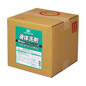 熊野油脂 スクリット 衣料用液体洗剤10L 1箱 ( 掃除用品 文房具・事務用品 生活雑貨 オフィス用品 日用品雑貨 日用消耗品 文房具 お掃除 )