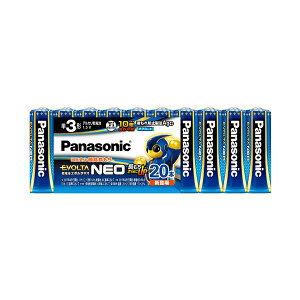 Panasonic 電池 充電池 バッテリー パナソニック アルカリ乾電池EVOLTAネオ 単3形 LR6NJ / 20SW 1パック (20本) 【×3セット】 【お徳用 まとめ買い お買い得 業務用 割引 セット販売】 家電 電池・充