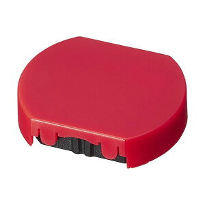 シャイニー スタンプ台内蔵R-524・R-524D専用 交換パッド 赤 R-524-7R 1個 【×10セット】 【お徳用 まとめ買い お買い得 業務用 割引 セット販売】 日用品雑貨・文房具・手芸 文房具・事務用品 文