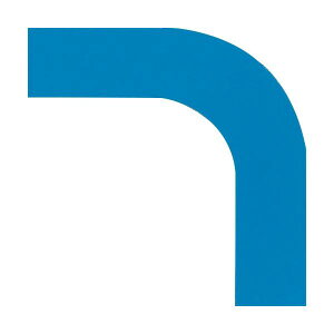 日本緑十字社 コーナー用ガードテープ (25mm幅用) 青 屋内用 150016 1パック (10枚) 【×5セット】 【お徳用 まとめ買い お買い得 業務用 割引 セット販売】