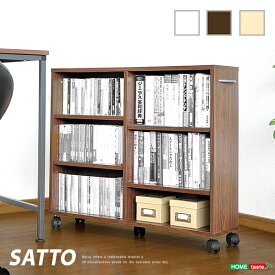 隙間収納家具 【SATTO】 収納家具　キャビネット　隙間収納 家具　　【メーカー3か月保証:ホームテイスト】