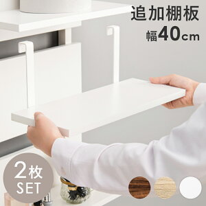 【棚板のみの販売】 ウォールラック棚板 2枚組 40×17.5×15cm /インテリア 収納 壁面収納 収納用品 収納 シェルフ 収納家具 本棚 ラック 棚 カウンターボード 【メーカー3カ月保証:萩原】