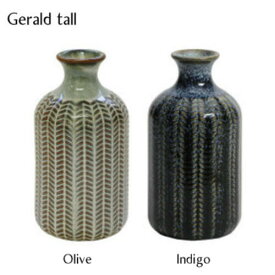 Gerald Tall【花瓶　フラワーベース　一輪挿し　陶器　釉薬　ドライフラワー　野花】