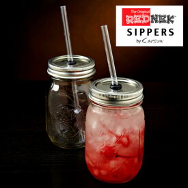 Rednek Sippers Glass / レッドネック シッパー グラス【ball mason jar ボール メイソン ジャー コップ　グラス　ガラス　タンブラー　カフェ　アメリカ】