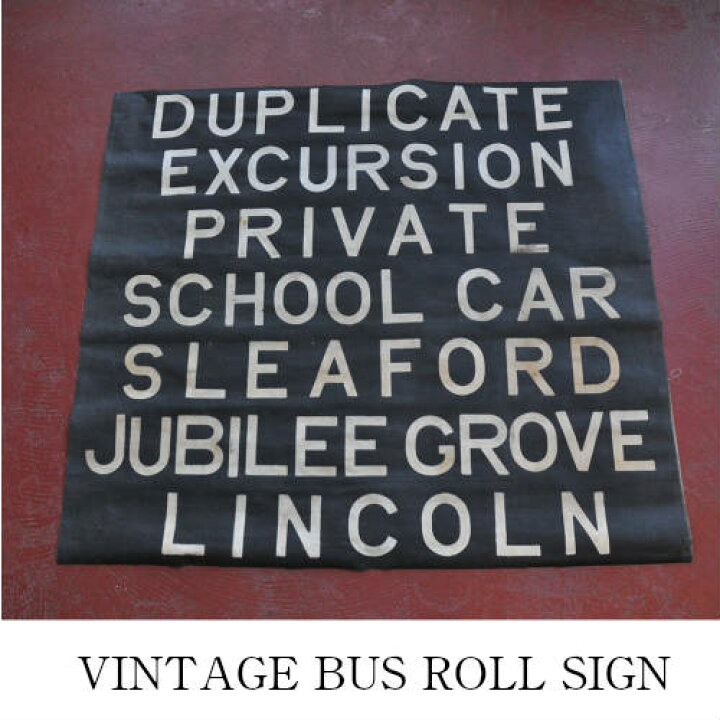 楽天市場】BUS ROLL SIGN/バスロールサイン【バスサイン 地下鉄 