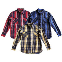 全国どこでも送料無料!!秋冬新作!!【CUSHMAN】ネルチェックワークシャツコットン100%【クッシュマン】メンズ&レディース長袖アメカジ