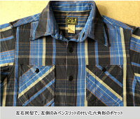 全国どこでも送料無料!!秋冬新作!!【CUSHMAN】ネルチェックワークシャツコットン100%【クッシュマン】メンズ&レディース長袖アメカジ