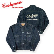 全国どこでも 送料無料 ！秋冬新作！【 CUSHMAN 】13.5oz DENIM 2ND.MODEL JACKET－EMBROIDERY－【クッシ…