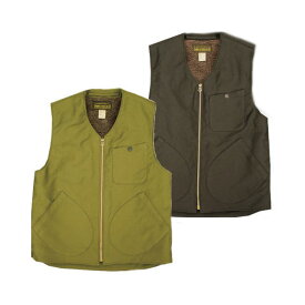 全国どこでも 送料無料 ！秋冬新作！【 CUSHMAN 】デッキベスト DECK　VEST【クッシュマン】メンズ＆レディース コットン100％/ウール80％ アルパカ20％ アメカジ