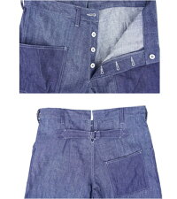 全国どこでも送料無料!!春夏新作!!【CUSHMAN】10オンスデニムU.S.N.トラウザーズパンツ【クッシュマン】メンズ&レディースパンツアメカジ綿100%