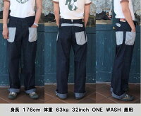 全国どこでも送料無料!!春夏新作!!【CUSHMAN】10オンスデニムU.S.N.トラウザーズパンツ【クッシュマン】メンズ&レディースパンツアメカジ綿100%