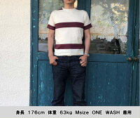 全国どこでも送料無料!!春夏新作!!【CUSHMAN】ワイドピッチボーダーTee【クッシュマン】メンズ&レディース半袖Tシャツコットン100%
