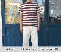 全国どこでも送料無料!春夏新作!【CUSHMAN】C/LボーダーポケットTee【クッシュマン】メンズ&レディース半袖Tシャツコットン・リネンアメカジ