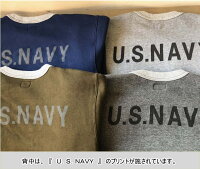全国どこでも送料無料!!春夏新作!!【CUSHMAN】パイルスウェットTEE(U.S.NAVY)【クッシュマン】メンズ&レディース長袖Tシャツスウェット