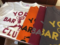 全国どこでも送料無料!2019年春夏新作!【CUSHMAN】プリントTee(BARBELLCLUB)【クッシュマン】メンズ&レディース半袖Tシャツコットン100%アメカジ