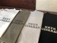 全国どこでも送料無料!春夏新作!【CUSHMAN】プリントTee(CUSHMAN×HWZNMFG)【クッシュマン】メンズ&レディース半袖Tシャツコットン100%アメカジ