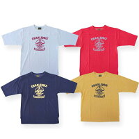 全国どこでも送料無料!!春夏新作!!【CUSHMAN】C/Lフットボール1/2スリーブTee【クッシュマン】メンズ&レディース5分袖Tシャツ