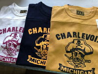 全国どこでも送料無料!!春夏新作!!【CUSHMAN】C/Lフットボール1/2スリーブTee【クッシュマン】メンズ&レディース5分袖Tシャツ