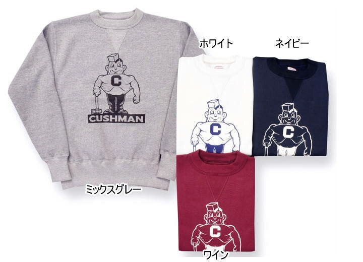 楽天市場】【CUSHMAN】プリントセットインスリーブ クッシュマン 
