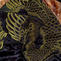 全国どこでも送料無料!!秋冬新作!!【花旅楽団】金筋彫鳳凰刺繍スカジャン【SCRIPT】メンズ&レディース和柄リバーシブル
