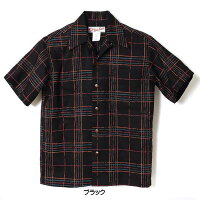 全国どこでも送料無料!!2019年春夏新作!!【HULAKEIKI】roughcheckラフチェック柄アロハシャツ【フラケイキ】メンズ&レディースハワイアン半袖洋柄リネン(麻)100%M