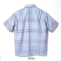 全国どこでも送料無料!!2019年春夏新作!!【HULAKEIKI】roughcheckラフチェック柄アロハシャツ【フラケイキ】メンズ&レディースハワイアン半袖洋柄リネン(麻)100%M