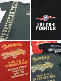 全国どこでも送料無料!!春夏新作!!【TENSTRIKE】ウルトラ警備隊ポインターTシャツ【テンストライク】ウルトラマン×スイッチプランニングメンズ&レディース半袖Tシャツ刺繍