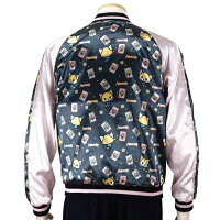 全国どこでも送料無料!!2020年春夏新作!!烈子&トランププリント袖スカジャン【sanrio×SwitchPlanning】サンリオコラボメンズ&レディース刺繍