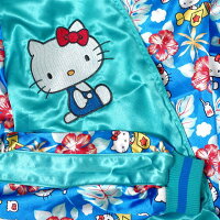 全国どこでも送料無料!!2020年春夏新作!!ハローキティプリント袖スカジャン【sanrio×SwitchPlanning】サンリオコラボメンズ&レディース刺繍