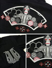 全国どこでも送料無料!!2018年春夏新作!!【TENSTRIKE】ダダと和模様刺繍半袖Tシャツ【テンストライク】ウルトラマン×スイッチプランニングメンズ&レディース半袖シャツ
