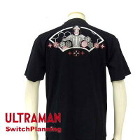 全国どこでも送料無料!!2018年春夏新作!!【TENSTRIKE】ダダと和模様刺繍半袖Tシャツ【テンストライク】ウルトラマン×スイッチプランニングコラボメンズ&レディース半袖Tシャツコットン100%