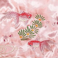 全国どこでも送料無料!2020年春夏新作!【Japanesque】金魚刺繍スカジャン【ジャパネスク】メンズ&レディースリバーシブル和柄