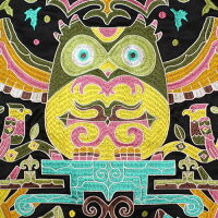 全国どこでも送料無料!2021年春夏新作!【Japanesque】カムイの晩餐刺繍スカジャン【ジャパネスク】ごちゃふるワールド×SwitchPlanningメンズ&レディースリバーシブルコラボGFSJ-002