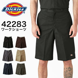 DICKIES �f�B�b�L�[�Y 42283 �n�[�t�p���c 13�C���` �����Y ���[�N�V���[�c ���[�Y�t�B�b�g �V���[�g�p���c �T�C�h�|�P�b�g�t �傫���T�C�Y �T�C�Y34 �T�C�Y36 �T�C�Y38 �T�C�Y40 �u���b�N ��