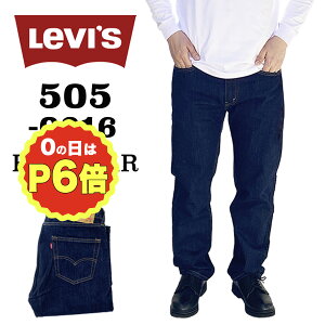 LEVI'S ���[�o�C�X 505 ���M�����[ �t�B�b�g �f�j�� �W�[���Y �����X �_�[�N�E�H�b�V�� #505-0216 �����E�H�b�V�� US���
