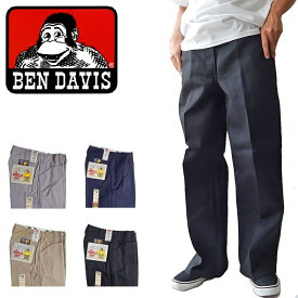 BEN DAVIS GORILLA CUT ベンデイビス ゴリラカット ワークパンツ ワイドパンツ 丈夫 分厚い コットンポリ 生地 アメリカ企画