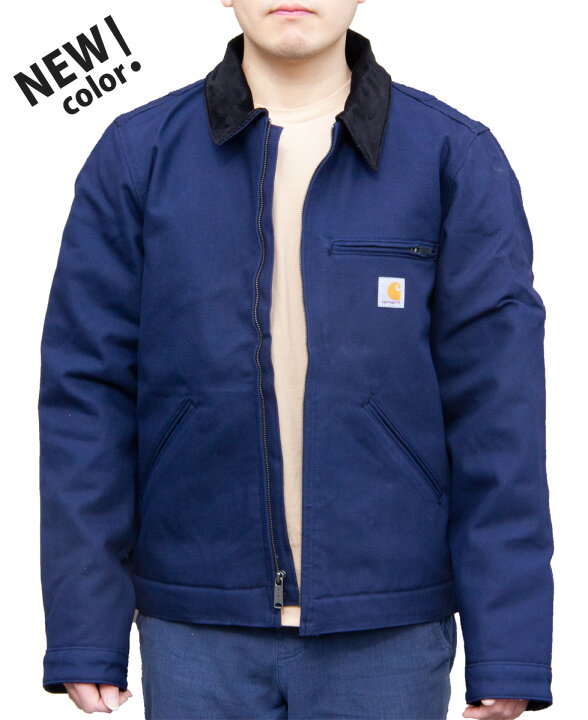 Carhartt デトロイトジャケットネイビー