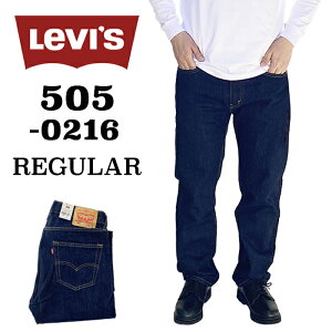 LEVI'S ���[�o�C�X 505 ���M�����[ �t�B�b�g �f�j�� �W�[���Y �����X �_�[�N�E�H�b�V�� #505-0216 �����E�H�b�V�� US���