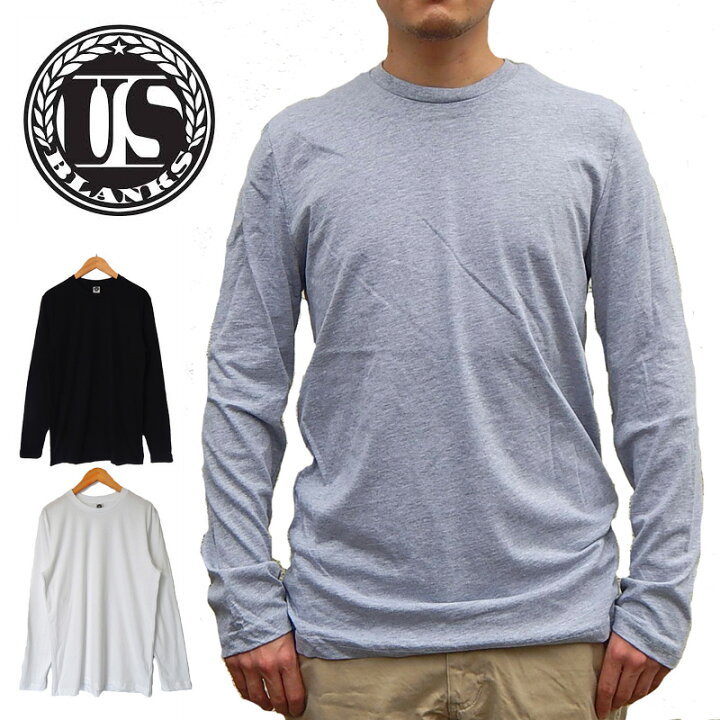 楽天市場】US BLANKS ロンT 長袖 Tシャツ メンズ コットン USブランズ 