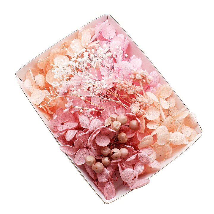 楽天市場】ハーバリウム花材 コットンピンク花材セット 1ケース  