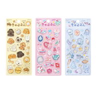 【5月中旬以降発送予約商品】BGM 立体シートシール きゅるるんシール 箔押なし ふわふわanimals/メルシー…