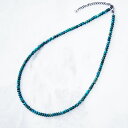 【Crescent Luna(クレセントルナ)】TURQUOISE CHAIN(チェーン Silver925 燻し加工 ターコイズ アクセサリー ギフト プ…