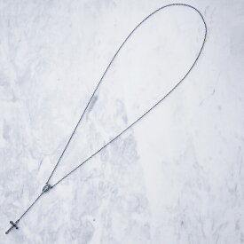 【Crescent Luna(クレセントルナ)】DIOSES(ネックレス Silver925 燻し加工 ロザリオ クロス 十字架 アクセサリー ギフト プレゼント)