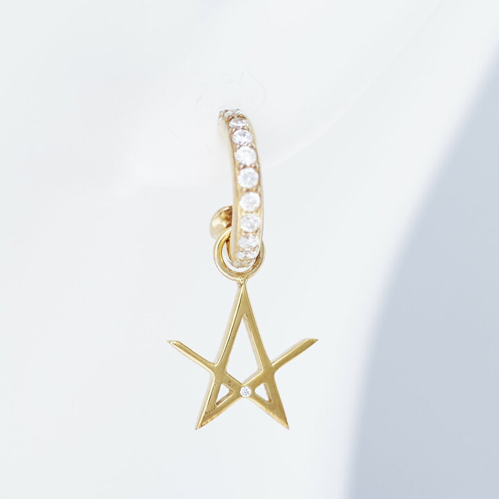 楽天市場】【Crescent Luna(クレセントルナ)】ESTRELLA FUGAZ PIERCE 