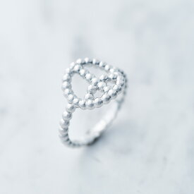 【Crescent Luna(クレセントルナ)】PAZ RING(リング 指輪 Silver925 ピースマーク アクセサリー ギフト プレゼント)
