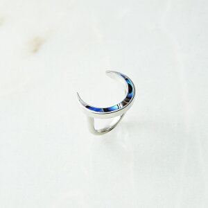 �yCrescent Luna(�N���Z���g���i)�zCONCHA LUNA RING�@(�����O �w�� Silver925 �V�F�� �O���� ���[�� �A�N�Z�T���[ �M�t�g �v���[���g)